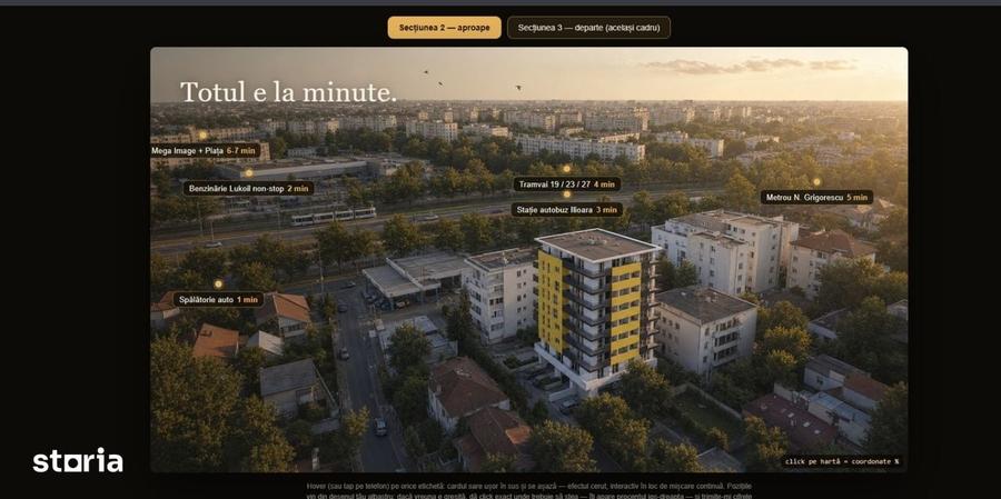 Apartament cu 2 camere în Nicolae Grigorescu