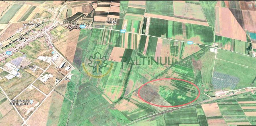 Teren agricol extravilan de 10470 mp, în Șura Mică