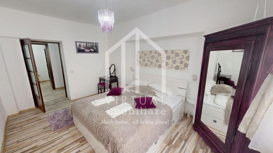 Apartament cu 2 camere, mobilat în Central