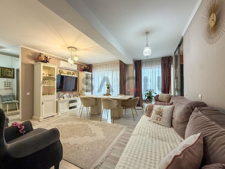 Apartament cu 4 camere decomandat, mobilat în Borhanci