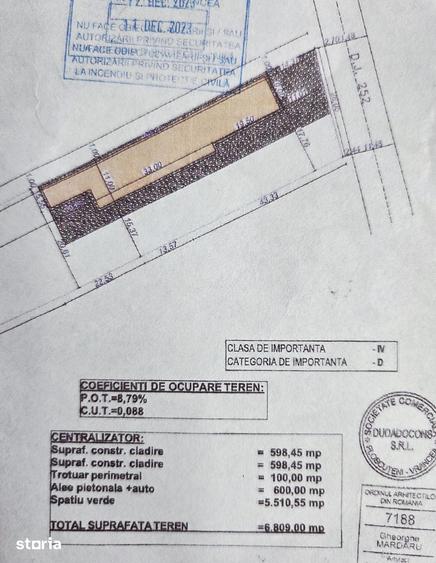 Spațiu comercial, de 598 mp, în Homocea