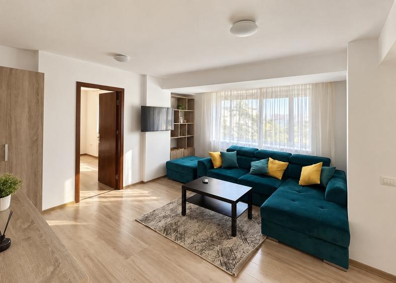 Apartament cu 2 camere semidecomandat, mobilat în Primo