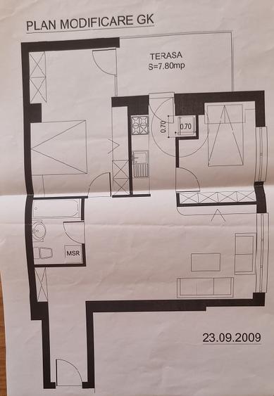 Apartament cu 3 camere semidecomandat, mobilat în Herăstrău