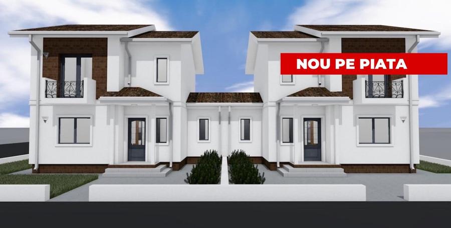 Duplex cu 3 camere cu Canalizare în Moșnița Nouă