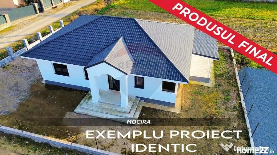 Casă cu 4 camere cu Teren 500 Mp în Mocira