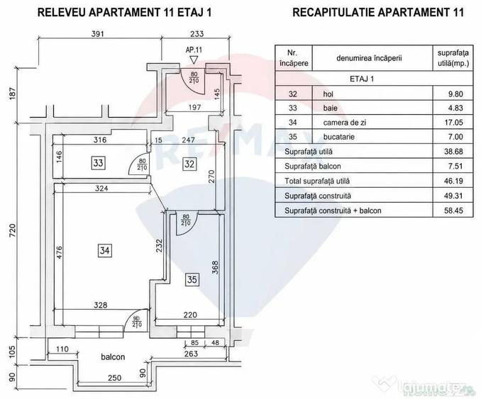 Apartament cu 2 camere decomandat în Castelul Peleș