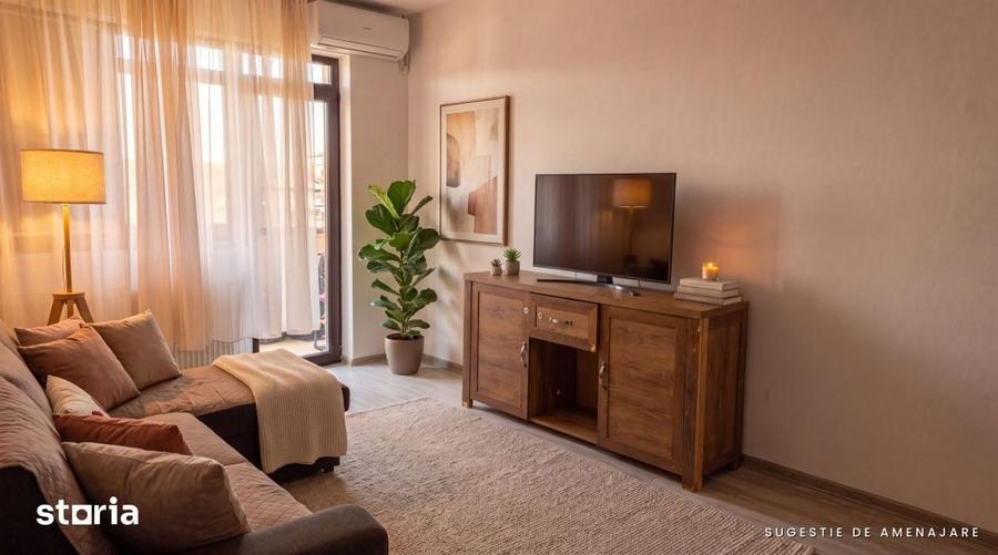Apartament cu 2 camere decomandat în Central