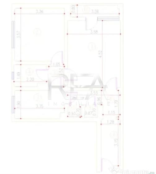 Apartament cu 2 camere circular în Drumul Taberei