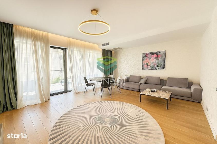 Apartament cu 4 camere, mobilat în Herăstrău
