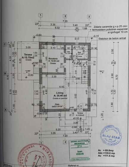 Casă individuală cu 4 camere cu Canalizare în Bârnova