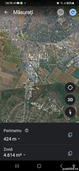 Teren de 3765 mp, în Jilava