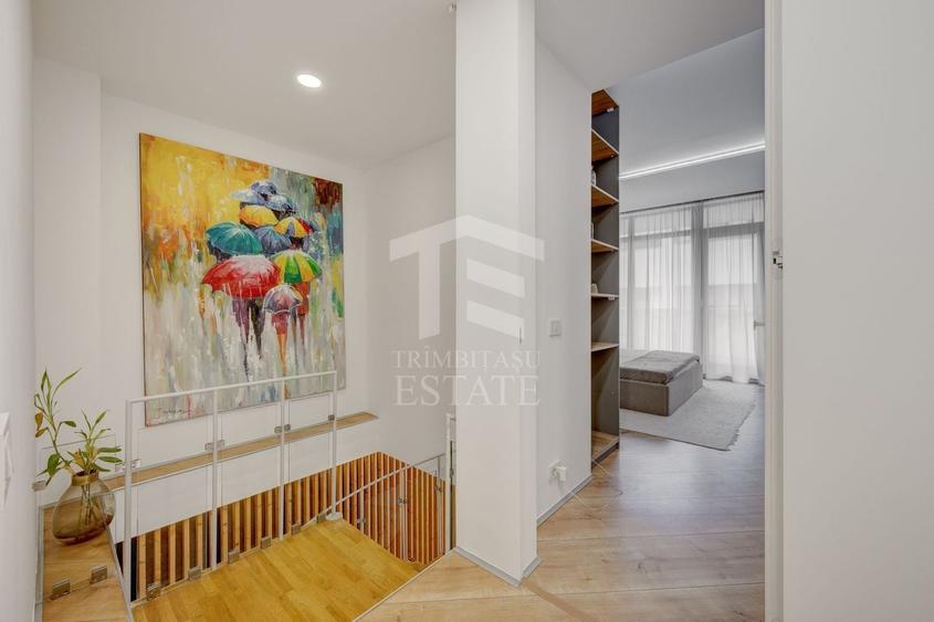 Apartament cu 4 camere semidecomandat, mobilat în Barbu Văcărescu