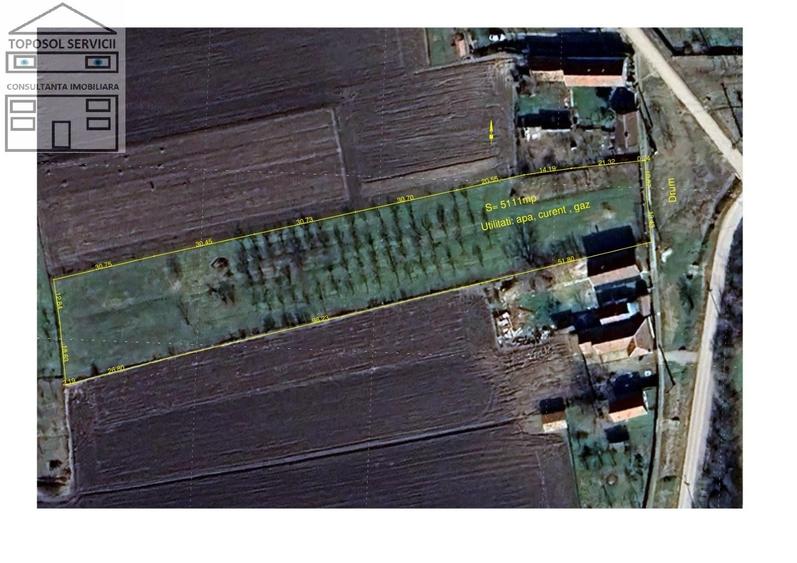Teren Construcții intravilan de 5111 mp, în Sânnicolau Român
