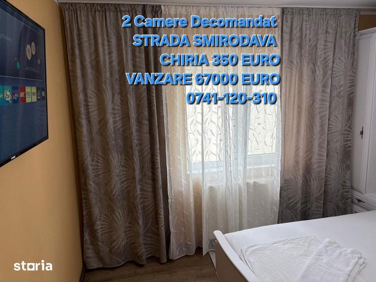 Apartament cu 2 camere decomandat în Central