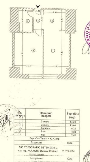 Apartament cu 2 camere decomandat, mobilat în Vitan-Bârzești