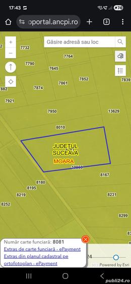 Teren de 6500 mp, în Central