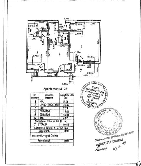 Apartament 3 camere – etaj 3 – Complex Grand'or – terasă + 2 parcări - 10