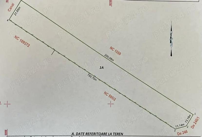 Teren de 4293 mp, în Snagov