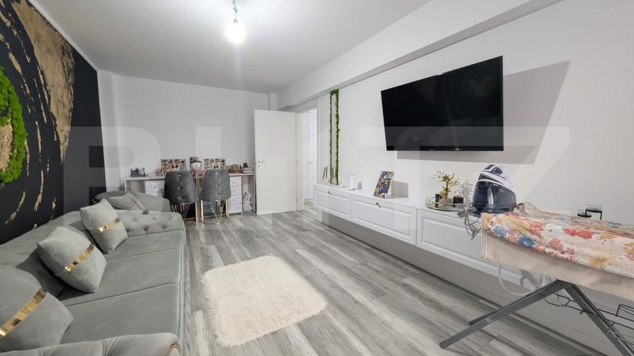 Apartament cu 3 camere decomandat, mobilat în Dorobanțul
