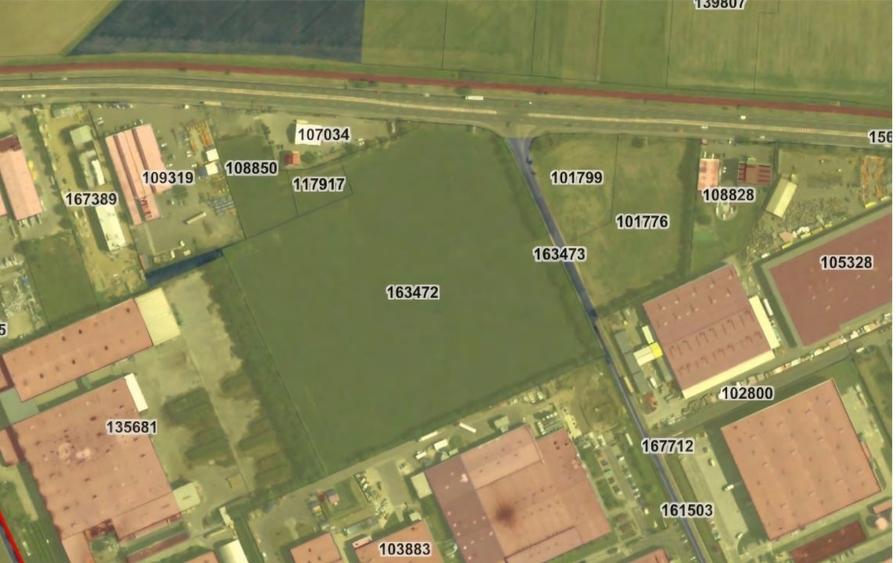 Teren Construcții intravilan de 59545 mp, în 13 Decembrie