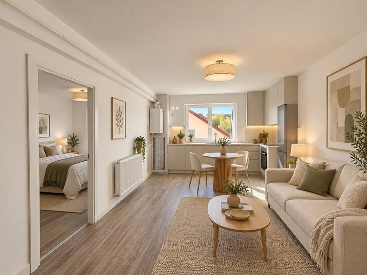 Apartament cu 2 camere în Cug