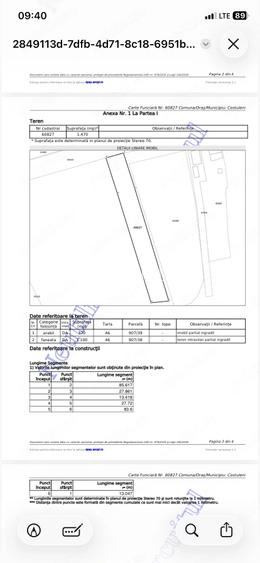 Teren de 1470 mp, în Costuleni