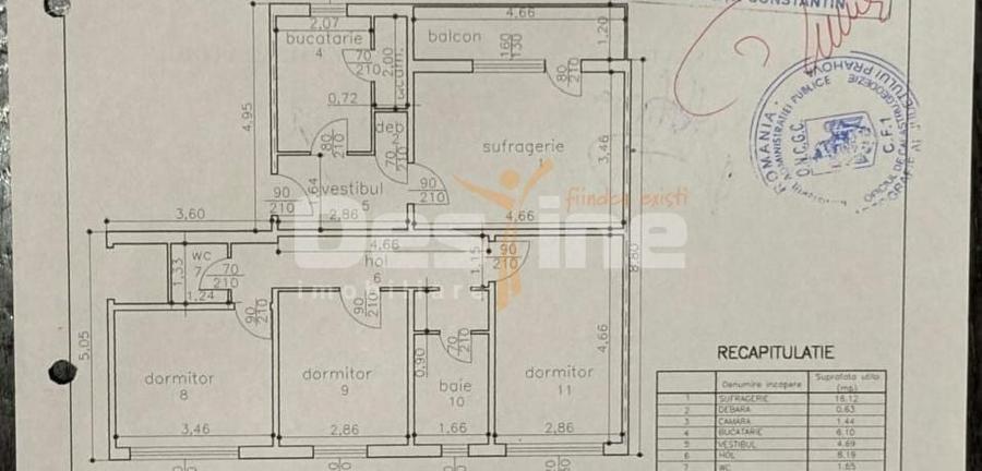 Apartament cu 4 camere decomandat în Vest