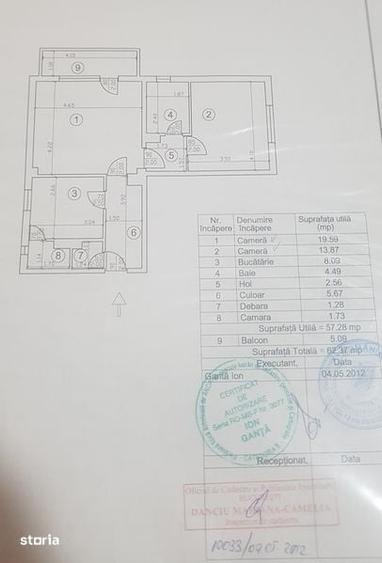 Apartament cu 2 camere în Crângași