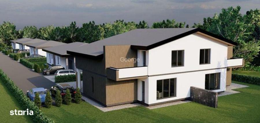 Proiect duplex autorizat cu teren