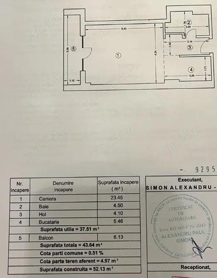 Apartament cu 2 camere decomandat în Dristor