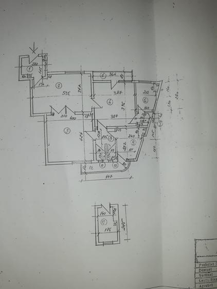 Apartament cu 3 camere semidecomandat în Batistei
