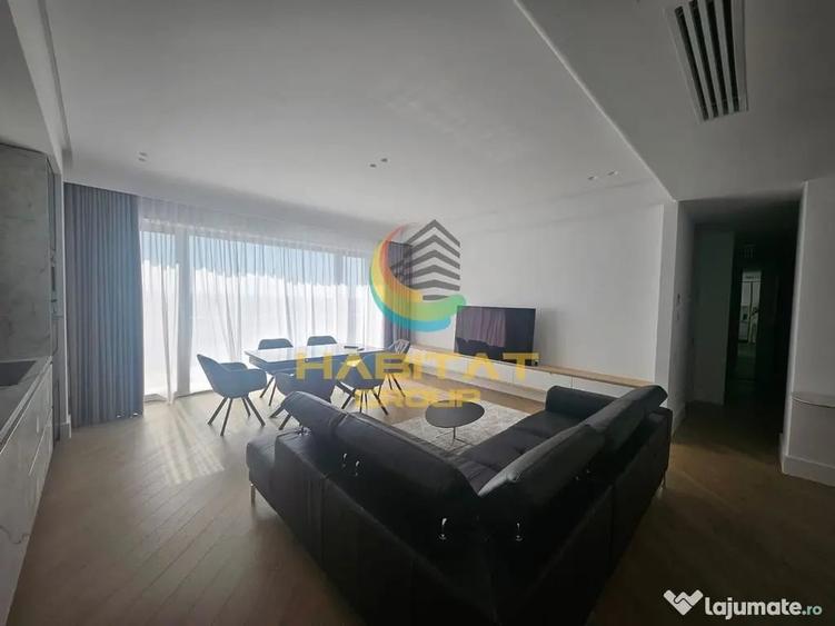 Apartament cu 3 camere semidecomandat în Pipera