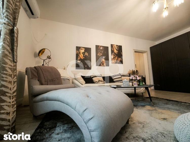 Apartament cu 3 camere, mobilat în Central