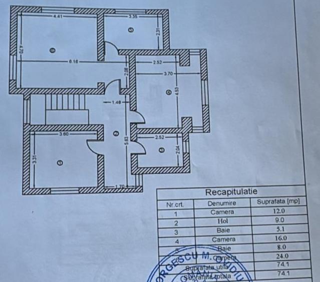 Casă individuală cu 6 camere cu Canalizare în Băneasa