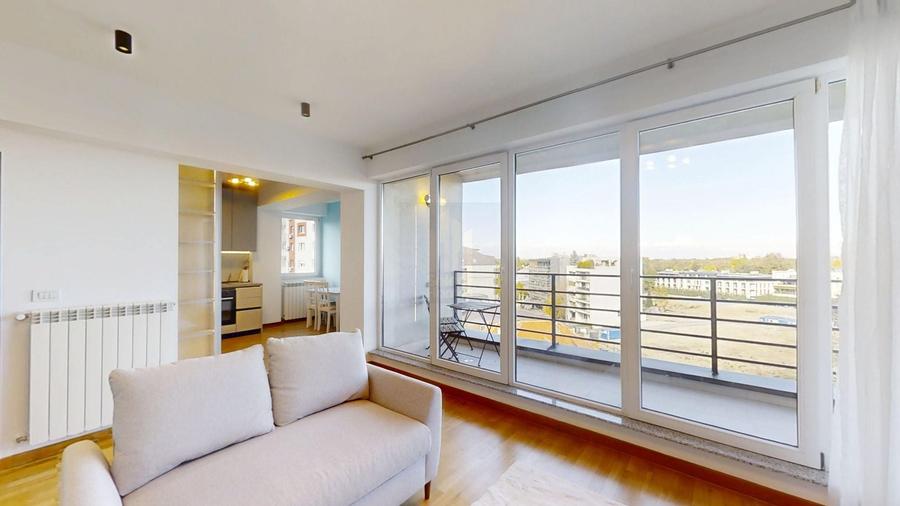 Apartament cu 2 camere semidecomandat, mobilat în Arcul de Triumf