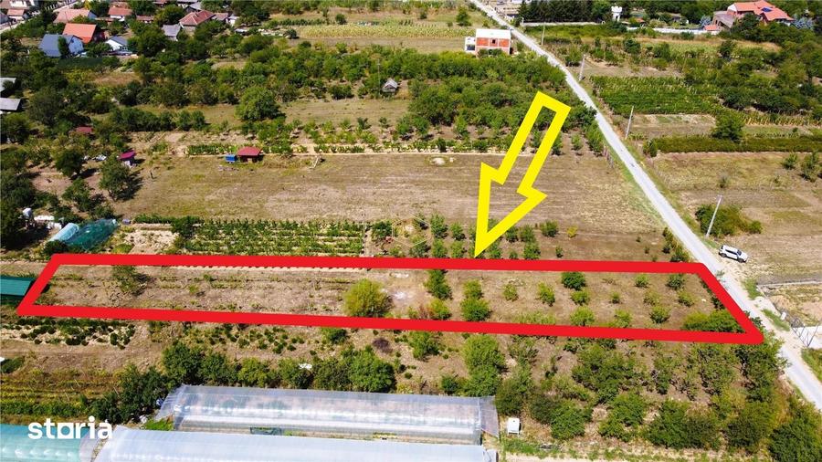 Teren de 1320 mp, în Burdea