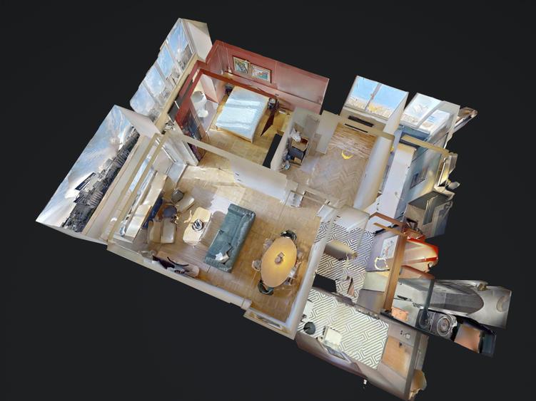 Apartament cu 3 camere semidecomandat în Calea Victoriei