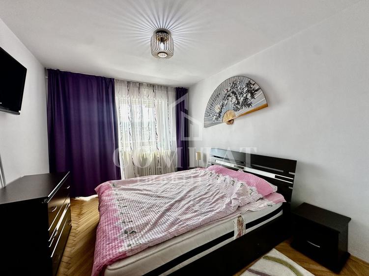 Apartament cu 3 camere semidecomandat, mobilat în Mănăștur