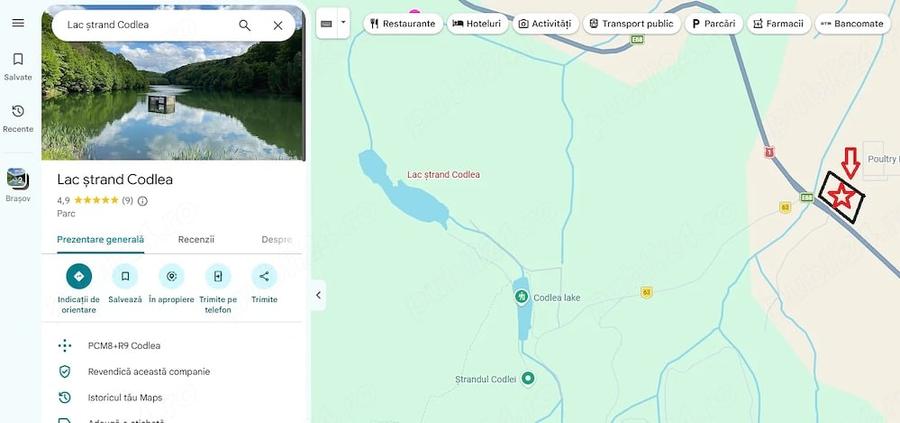 Teren de 10000 mp, în Central