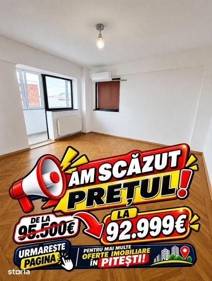 Apartament cu 2 camere decomandat în Central