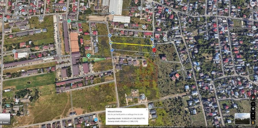 Teren Construcții intravilan de 10000 mp, în Bragadiru