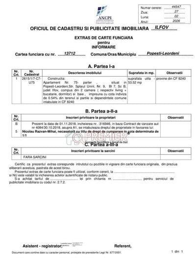 2 Camere Decomandat | 53,5 mp | Confort City - 8