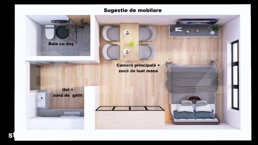 Camera de camin renovata complet, cu baie proprie - 4