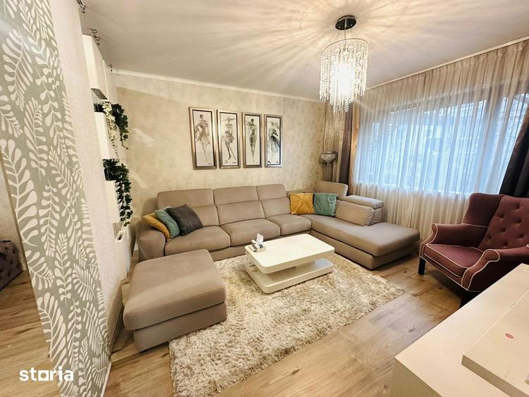 Apartament cu 3 camere, mobilat în Băneasa