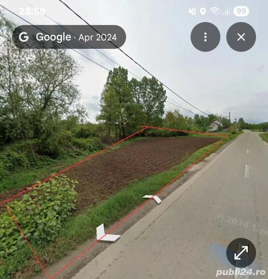 Teren de 1374 mp, în Remetea