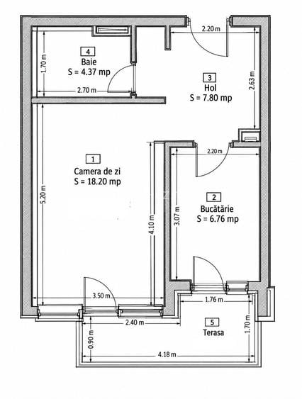 Apartament nou cu 1 camera 40mp, etaj intermediar, superfinisat, mobilat si utilat, in Park Lake Res