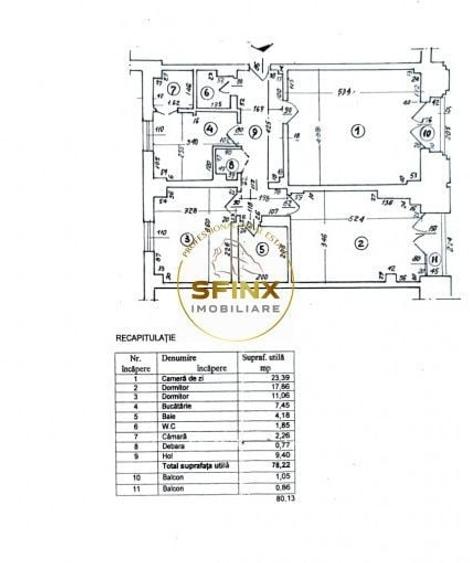 3 camere birou/ Burebista/ Piata Alba Iulia/ Decebal/ nemobilat/ centr - 2
