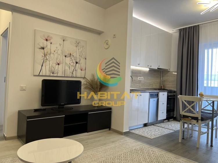 Apartament cu 2 camere semidecomandat, mobilat în Theodor Pallady