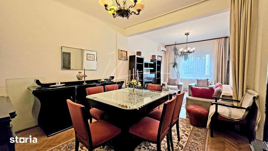 Apartament cu 2 camere decomandat, mobilat în Cișmigiu