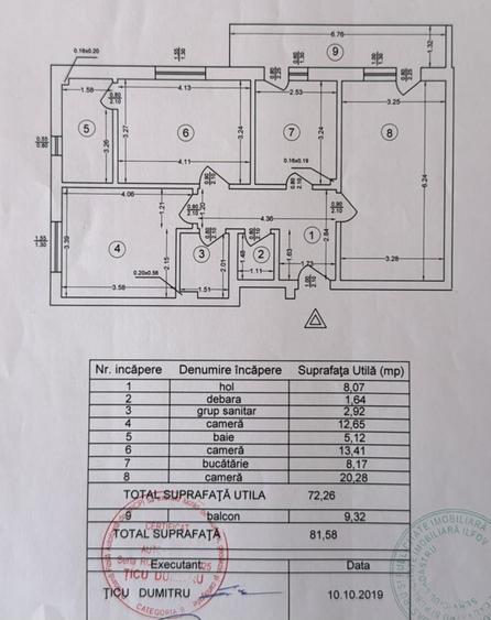 Apartament cu 3 camere decomandat în Dobroești — fotografia 1